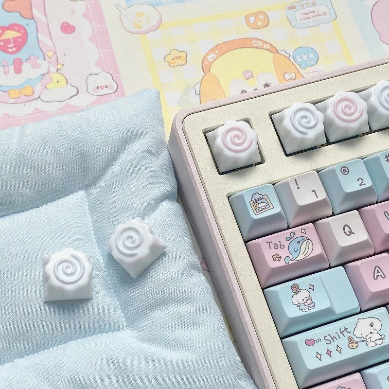 1pc Cute Cartoon Artisan Keycaps DIY Handmade Original Resin Personalized Gift Custom Mechanical Keyboard Keycaps Accessories - MyLootWare