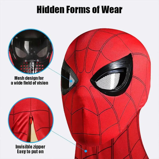 Spiderman Mask Eyes Movable Remote Control Peter