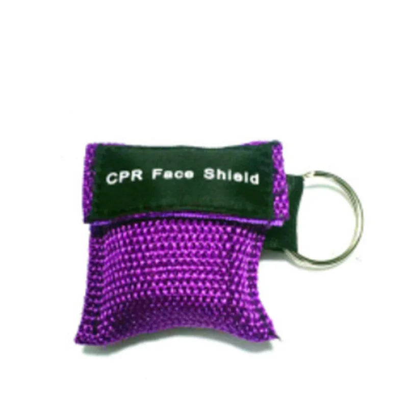 Keychain First Aid Emergency Face Shield CPR Mask