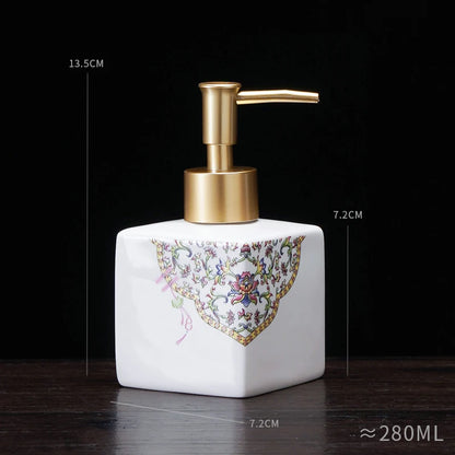 New Chinese ceramic press bottle lotion bottle