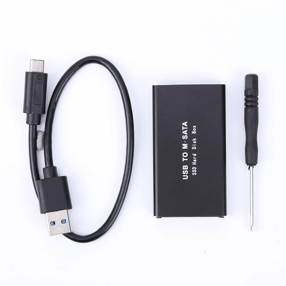 mSATA to USB 3.1 3.0 SSD Case Enclosure Mini SATA