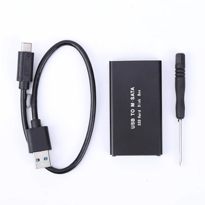 mSATA to USB 3.1 3.0 SSD Case Enclosure Mini SATA