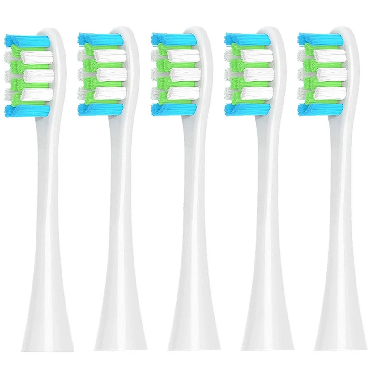5pcs Replacement Brush Heads Compatible with Oclean Toothbrush Heads for Oclean X Pro Digital, X Lite, X10, X Ultra, Air2, F1 - MyLootWare