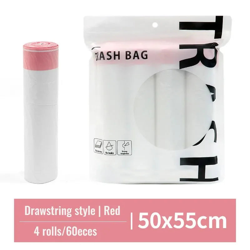 Garbage Bag with Drawstring Household Disposable