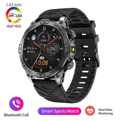 New 1.43-inch smartwatch ECG+PPG all-weather heart