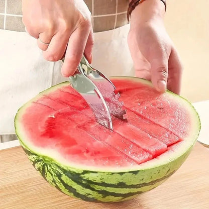 Stainless Steel Watermelon Cutter Knife Kitchen Gadgets Multifunctional Best Kitchen Gadget Home Gadget Kitchen Accessories - MyLootWare