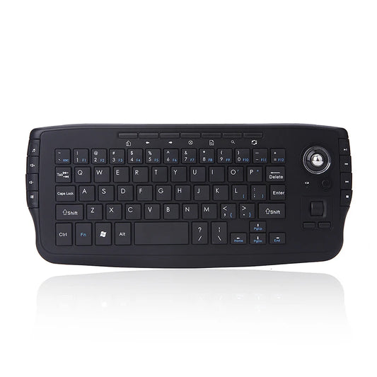 Jomaa 2.4G Wireless Trackball Keyboard with