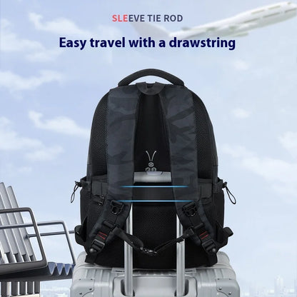 Backpack Primary School Middle School Students High School Bags Large Capacity Ultra-light Load Reduction Outdoor Travel Busines - MyLootWare