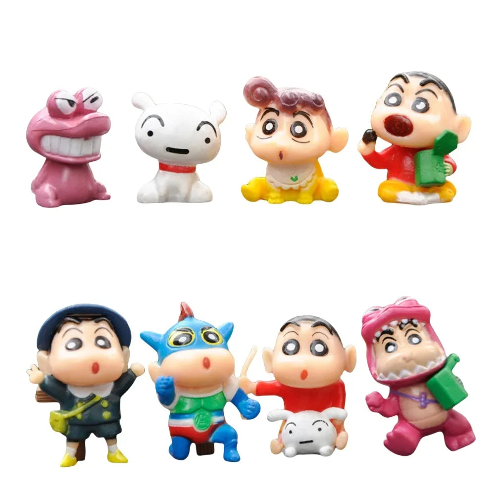 Crayon Shin-chan Saiyan Mini Anime Figures Set