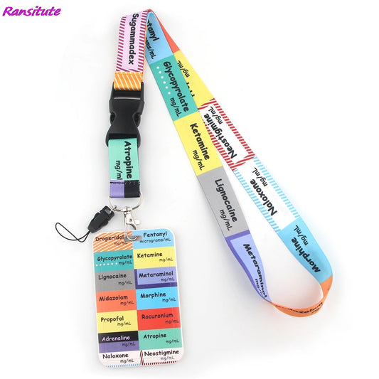 Ransitute R1422 Medical Lanyard Credit Card ID