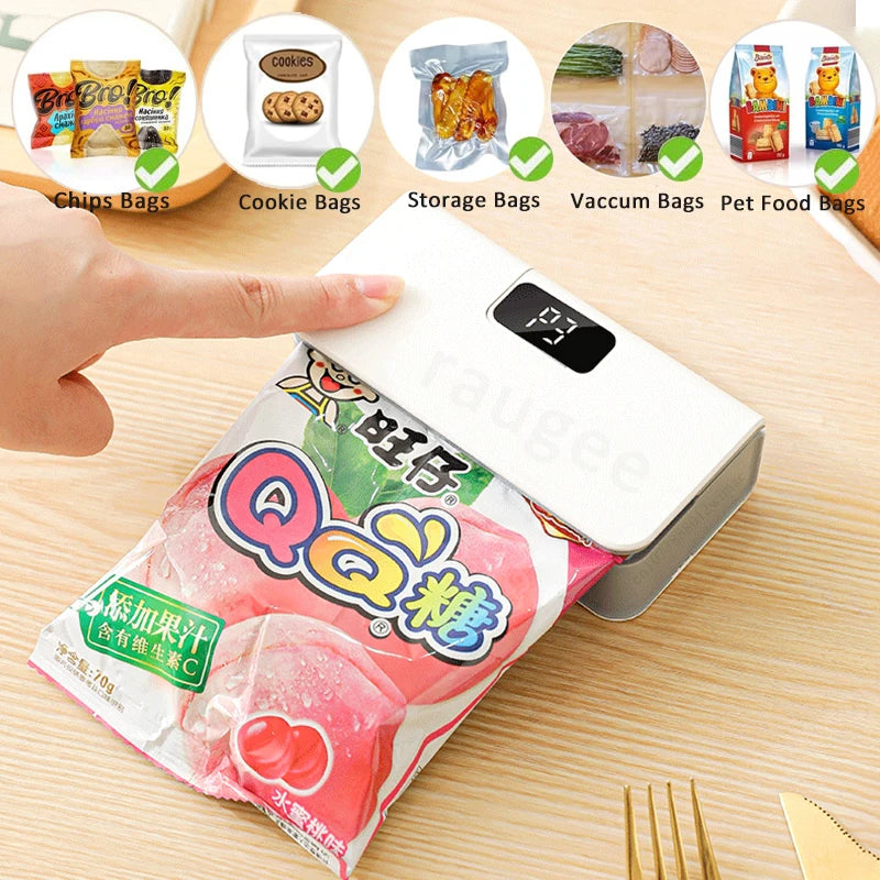Mini USB Food Bag Heat Sealer for Storage