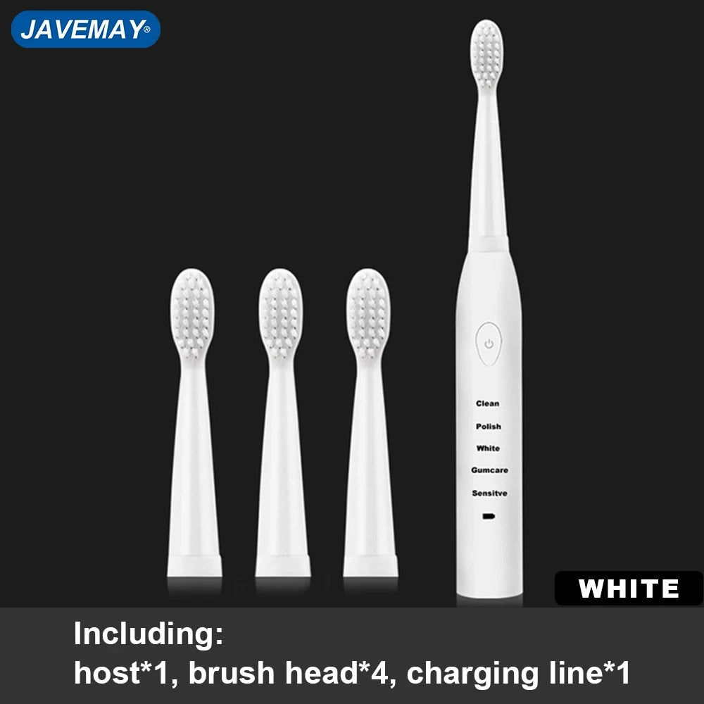 Powerful Ultrasonic Sonic Electric Toothbrush USB