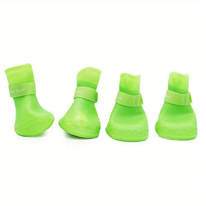 Pet Shoes Cute Pet Dog Shoes Rainproof Puppy Boots