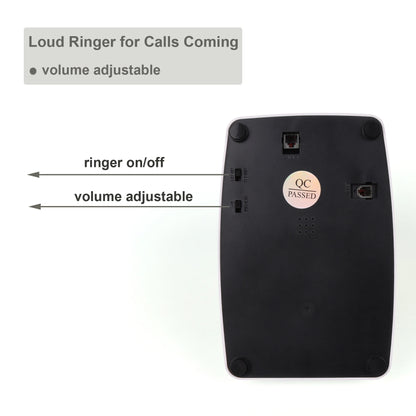 Vintage Landline Phones for Home, Retro Rotary House Phone with Ringer & Volume, Classic Old Fashion Desktop Analog Telephone - MyLootWare