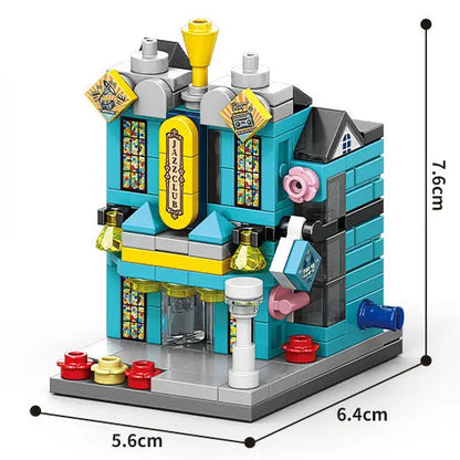 House Building Blocks Mini City Store Street View