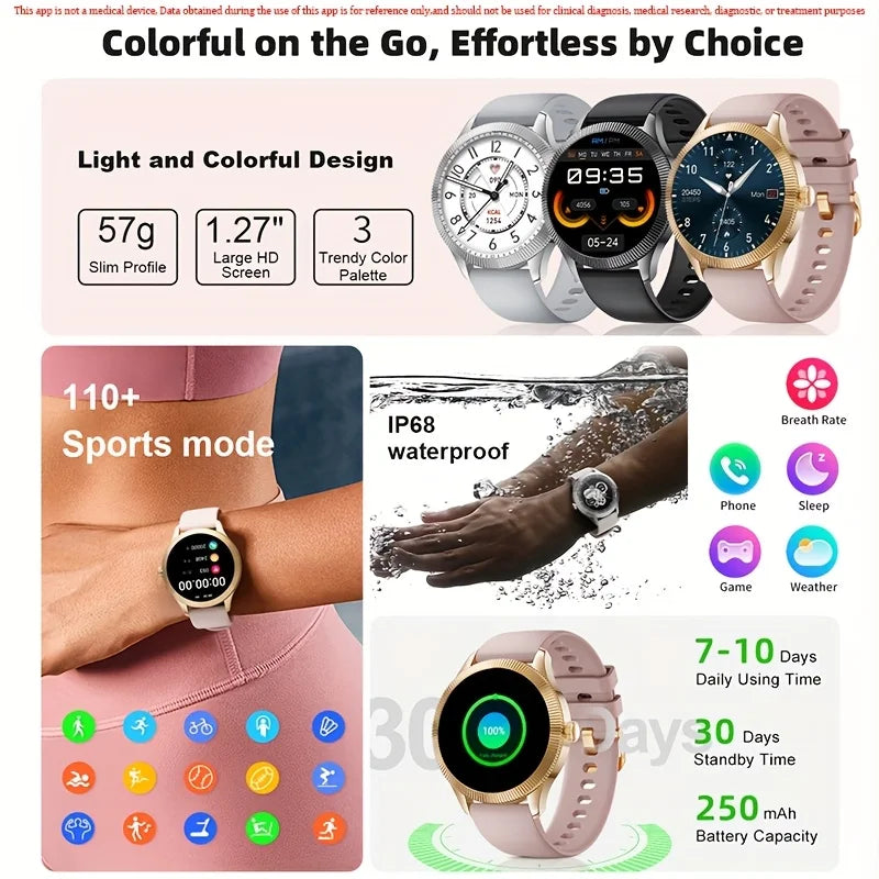 Smart Watch  Men Women Bluetooth Waterproof Call