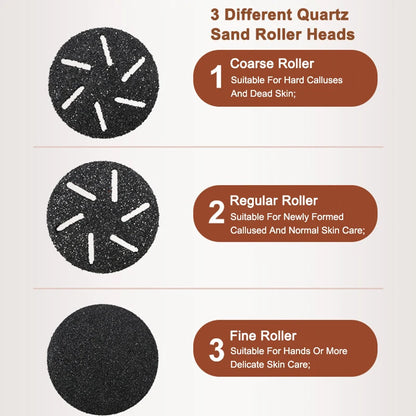 Electric Foot Care File for Soft, Smooth Feet -