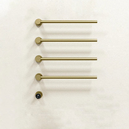 Bathroom Electric Heated Carbon Fiber Towel Rail Warmer Digital Display Temperature Time Control Smart Home Concealed Bar Dryer - MyLootWare