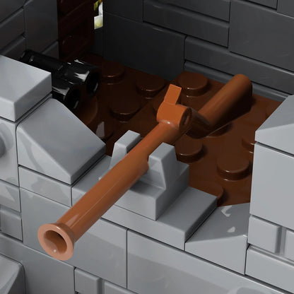 MOOXI Wars Damaged Houses 148Pcs MOC Bricks WW2