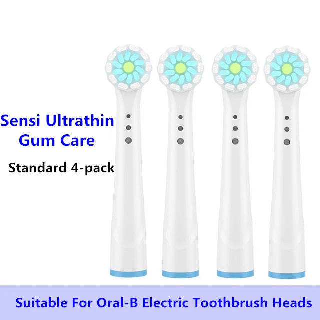 8/16Pcs Replacement Brush Heads for Oral B Electric Toothbrushes Floss Cross Action 3D Pro White Precision Standard Daily Clean - MyLootWare