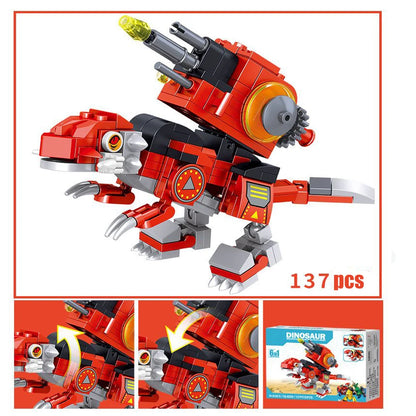 670pcs Dinosaur Building Blocks Dino Robot Toy - MyLootWare