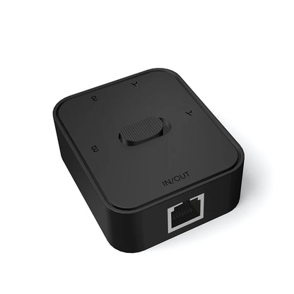 Cable Switch Supports Gigabit Transmission Rates Physical Isolation To Prevent IP Series Connection Network Cable Input Port - MyLootWare