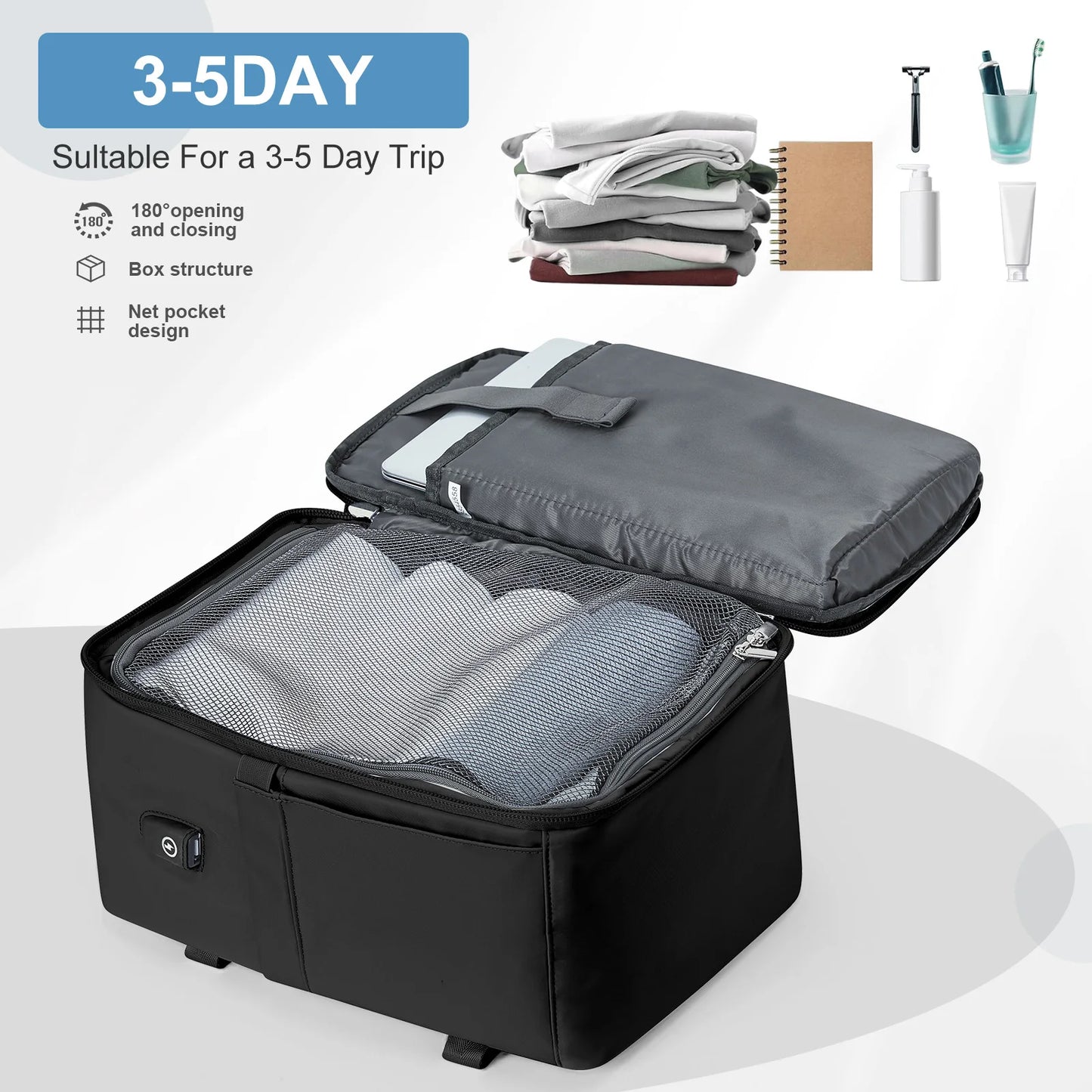 Business Backpacks for Men‘s Bags Women Backpack Travel 40x20x25 Ryanair Carry-Ons, Laptops Backpacks College Schoolbags Bluey ﻿ - MyLootWare