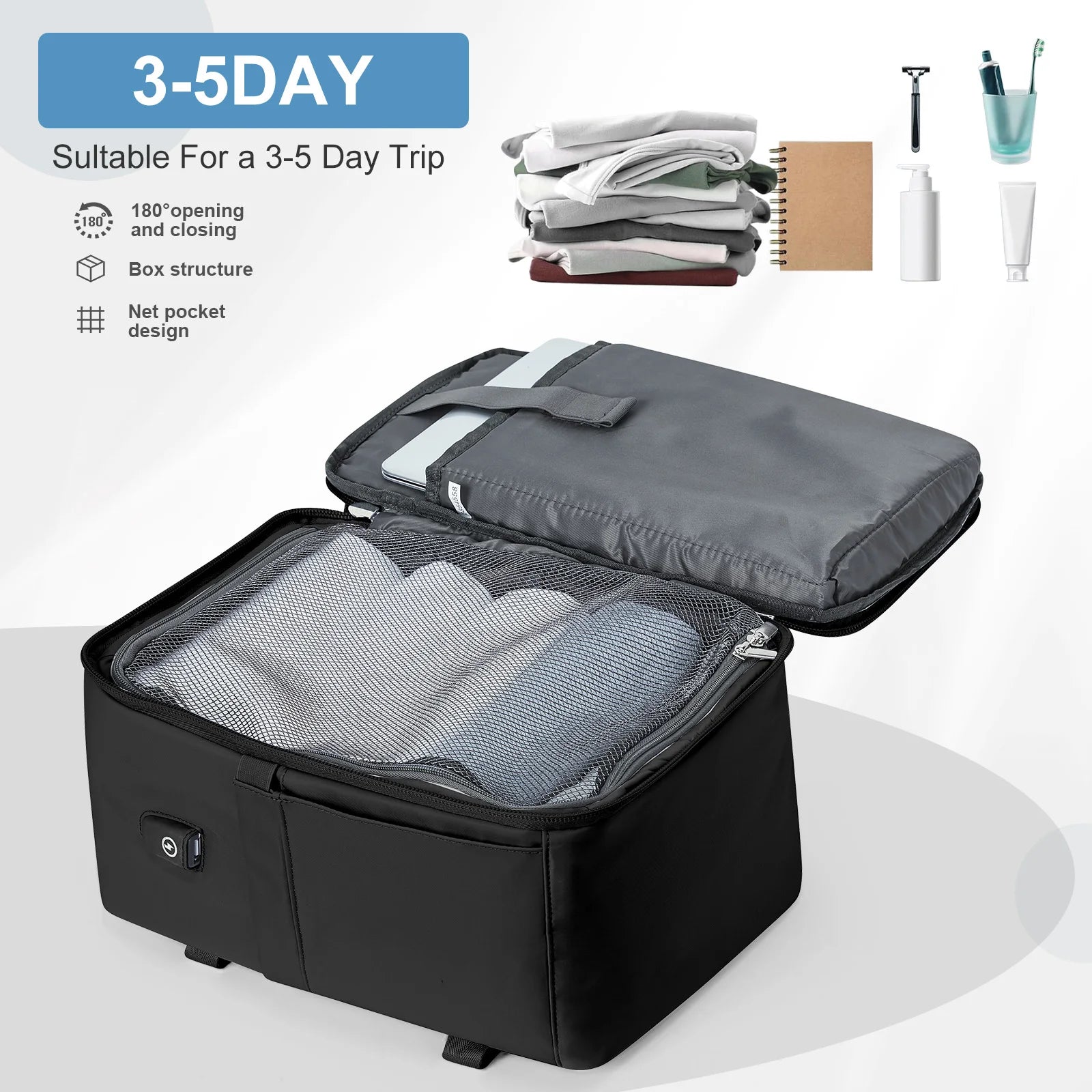 Business Backpacks for Men‘s Bags Women Backpack Travel 40x20x25 Ryanair Carry-Ons, Laptops Backpacks College Schoolbags Bluey ﻿ - MyLootWare