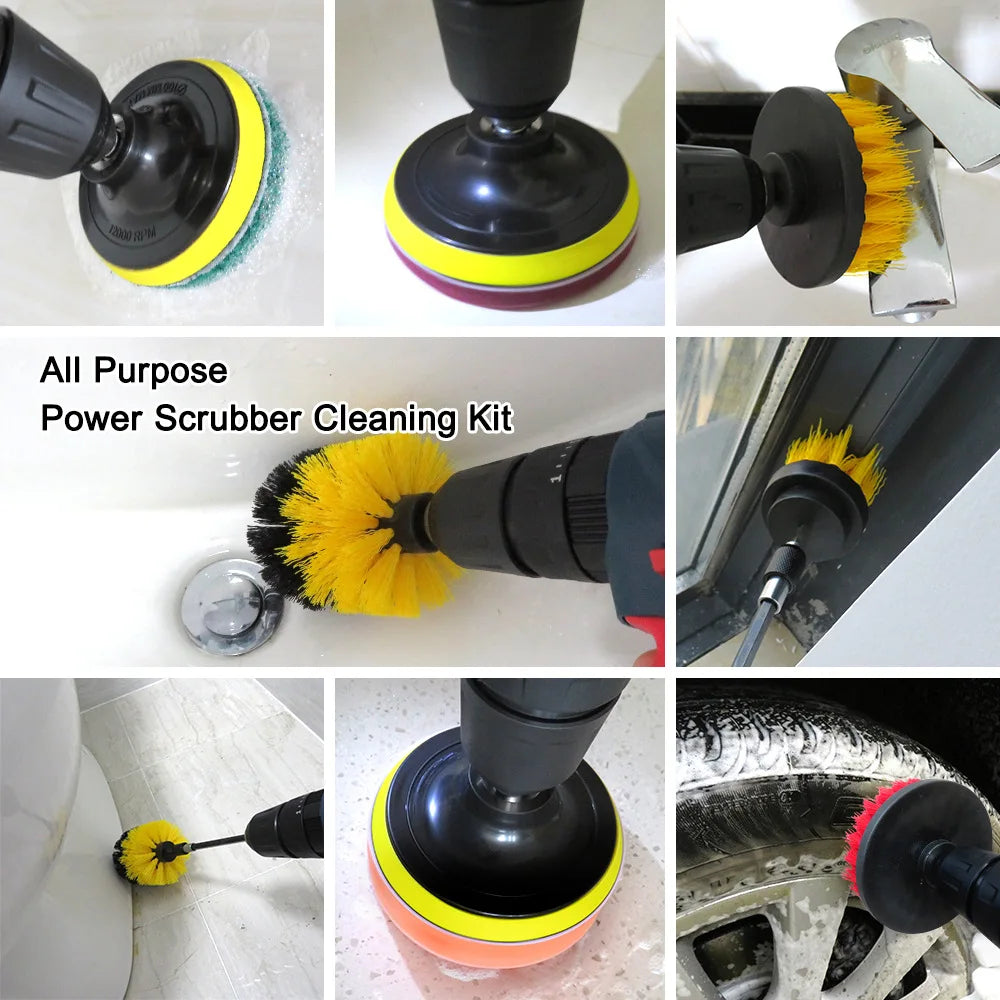 Drill Brush Attachment 6pcs/Set Power Scrubber