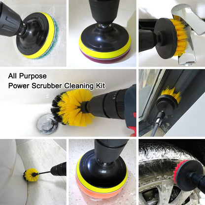 Drill Brush Attachment 6pcs/Set Power Scrubber