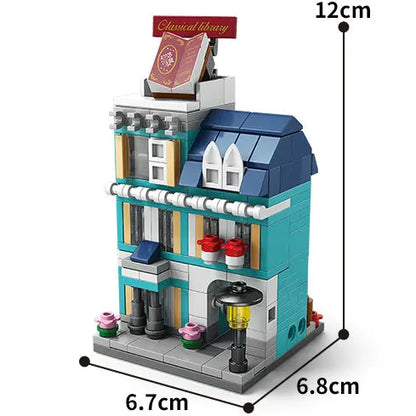 House Building Blocks Mini City Store Street View