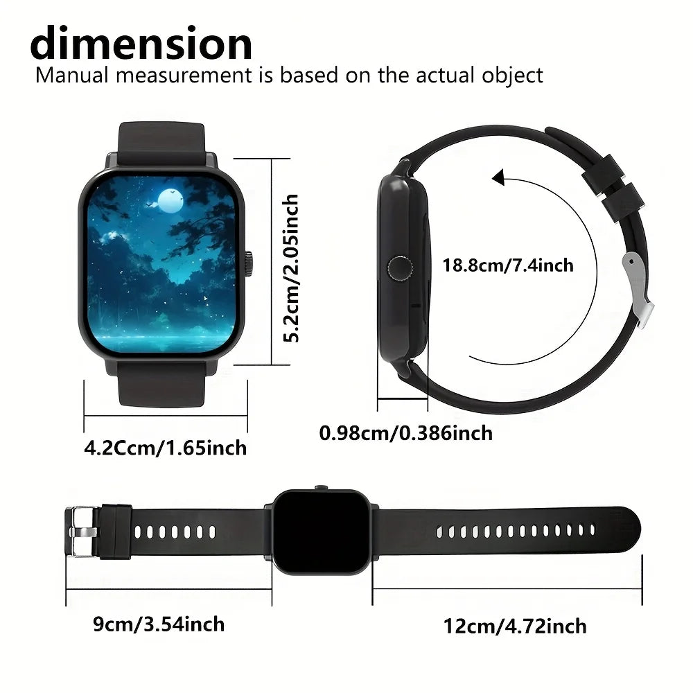 2025 latest smart watch for men and women wireless call/receive multiple sports modes sports record support wireless call - MyLootWare