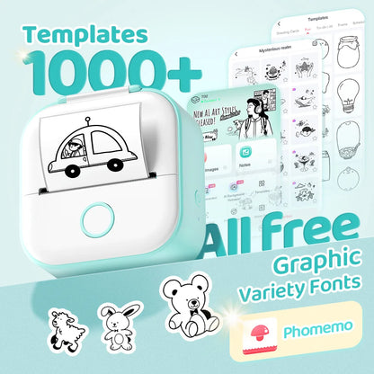 Phomemo T02 Mini Wireless Thermal Printer