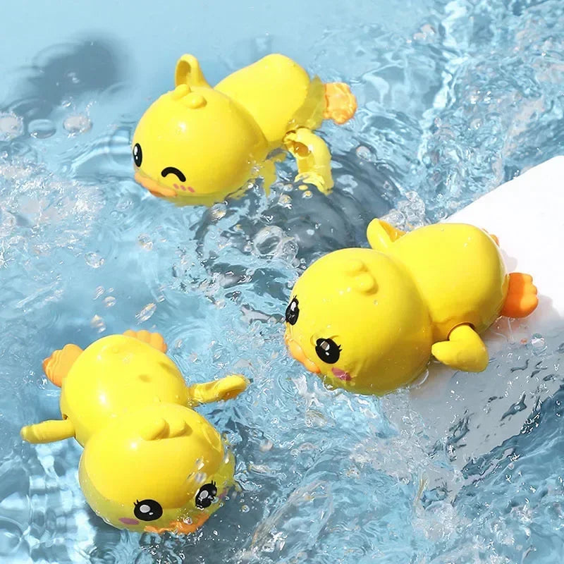 Bath Toys Cute Swimming Duck Bath Toys for Toddlers 1-3 Floating Wind Up Toys for Boy Girl New Born Baby Bathtub Toddler Toys - MyLootWare