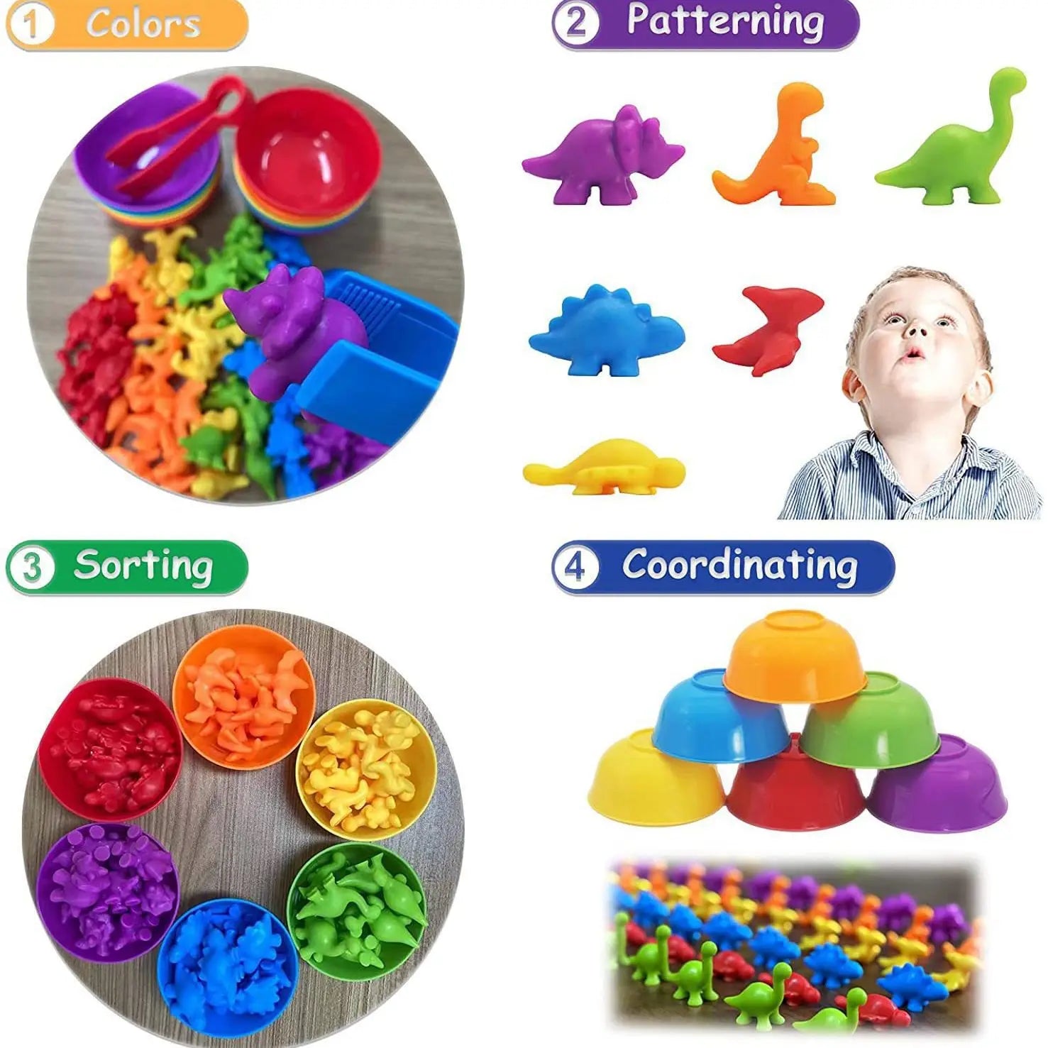 Children's Early Education Enlightenment Counting Toys Montreal Toys Teaching Aids Family Cognitive Classification Toys - MyLootWare