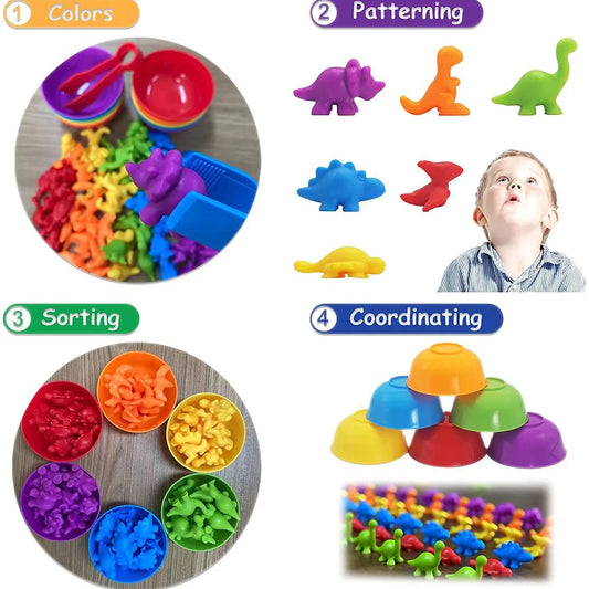 Children's Early Education Enlightenment Counting Toys Montreal Toys Teaching Aids Family Cognitive Classification Toys - MyLootWare