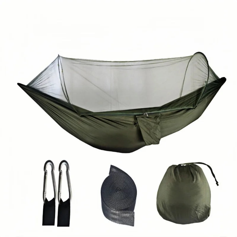 Camping hammock with mosquito net sleeping tent hammock suitable for camping hammock outdoor furniture garden leisure hammock - MyLootWare