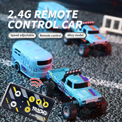 RC Off-Road Monster Truck 1/64 Remote Control Mini