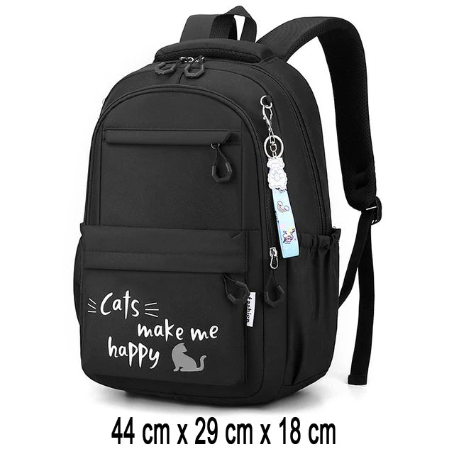 Backpack School Bag Girl Back Pack For Children Kid Child Teenager Female Class Schoolbag Primary Women Bagpack Teen Bookbag Kit - MyLootWare