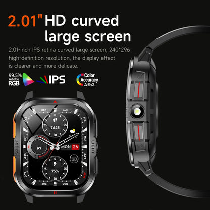 Smartwatch for men 2.01 "high-definition 240*296