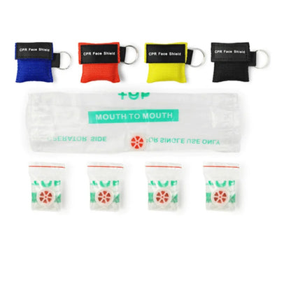 Keychain First Aid Emergency Face Shield CPR Mask