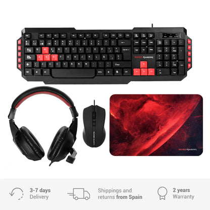 Mars Gaming MRCP1 - Combo Gaming keyboard and