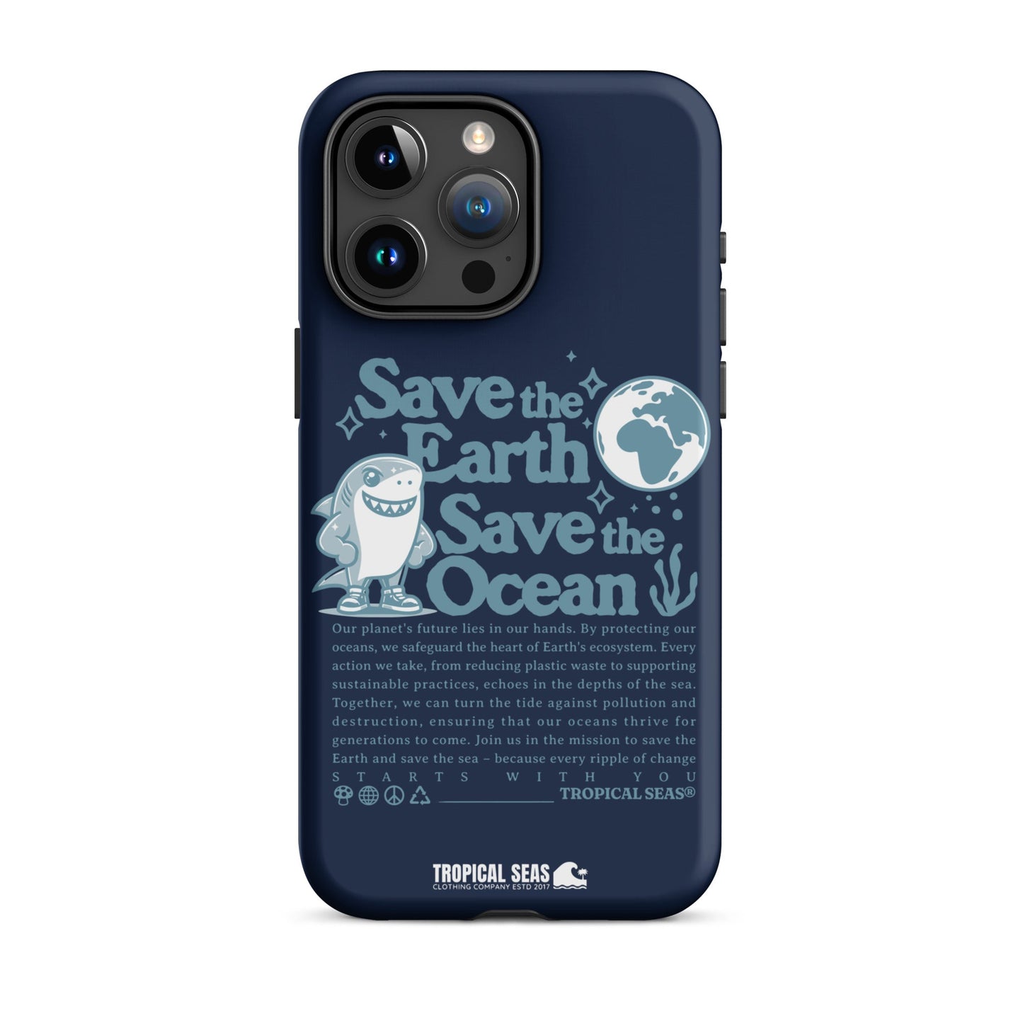 Save the Earth and Seas Tough Case for iPhone®-1